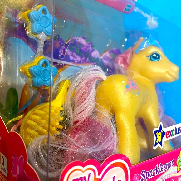 MY LITTLE PONY G3 NWT VTG 2004 TOYS R US EXCLUSIVE SPARKLESNAP PONY FIGURE - Picture 4 of 16